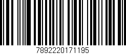 Código de barras (EAN, GTIN, SKU, ISBN): '7892220171195'