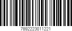 Código de barras (EAN, GTIN, SKU, ISBN): '7892223011221'