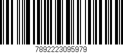 Código de barras (EAN, GTIN, SKU, ISBN): '7892223095979'