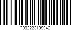 Código de barras (EAN, GTIN, SKU, ISBN): '7892223109942'