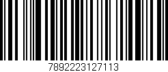 Código de barras (EAN, GTIN, SKU, ISBN): '7892223127113'