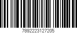 Código de barras (EAN, GTIN, SKU, ISBN): '7892223127205'