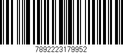 Código de barras (EAN, GTIN, SKU, ISBN): '7892223179952'
