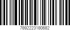 Código de barras (EAN, GTIN, SKU, ISBN): '7892223180682'