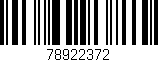 Código de barras (EAN, GTIN, SKU, ISBN): '78922372'