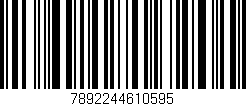 Código de barras (EAN, GTIN, SKU, ISBN): '7892244610595'