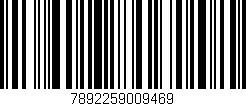 Código de barras (EAN, GTIN, SKU, ISBN): '7892259009469'