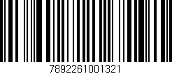 Código de barras (EAN, GTIN, SKU, ISBN): '7892261001321'