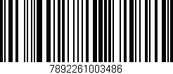 Código de barras (EAN, GTIN, SKU, ISBN): '7892261003486'