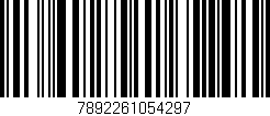 Código de barras (EAN, GTIN, SKU, ISBN): '7892261054297'