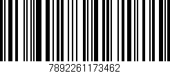 Código de barras (EAN, GTIN, SKU, ISBN): '7892261173462'