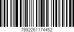 Código de barras (EAN, GTIN, SKU, ISBN): '7892261174452'