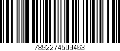 Código de barras (EAN, GTIN, SKU, ISBN): '7892274509463'