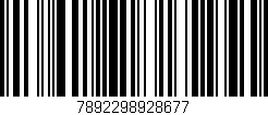 Código de barras (EAN, GTIN, SKU, ISBN): '7892298928677'