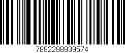 Código de barras (EAN, GTIN, SKU, ISBN): '7892298939574'