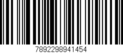 Código de barras (EAN, GTIN, SKU, ISBN): '7892298941454'