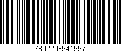 Código de barras (EAN, GTIN, SKU, ISBN): '7892298941997'