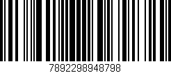 Código de barras (EAN, GTIN, SKU, ISBN): '7892298948798'