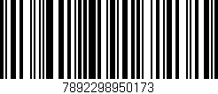 Código de barras (EAN, GTIN, SKU, ISBN): '7892298950173'