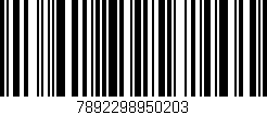 Código de barras (EAN, GTIN, SKU, ISBN): '7892298950203'