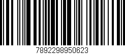 Código de barras (EAN, GTIN, SKU, ISBN): '7892298950623'