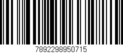 Código de barras (EAN, GTIN, SKU, ISBN): '7892298950715'
