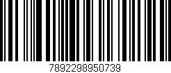 Código de barras (EAN, GTIN, SKU, ISBN): '7892298950739'