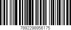 Código de barras (EAN, GTIN, SKU, ISBN): '7892298956175'