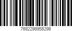 Código de barras (EAN, GTIN, SKU, ISBN): '7892298956298'