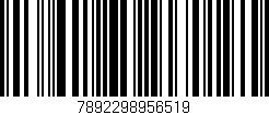 Código de barras (EAN, GTIN, SKU, ISBN): '7892298956519'