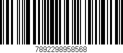 Código de barras (EAN, GTIN, SKU, ISBN): '7892298958568'
