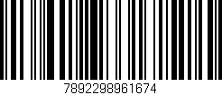 Código de barras (EAN, GTIN, SKU, ISBN): '7892298961674'