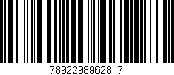 Código de barras (EAN, GTIN, SKU, ISBN): '7892298962817'