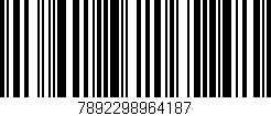 Código de barras (EAN, GTIN, SKU, ISBN): '7892298964187'