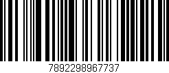 Código de barras (EAN, GTIN, SKU, ISBN): '7892298967737'