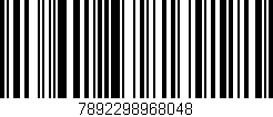 Código de barras (EAN, GTIN, SKU, ISBN): '7892298968048'