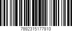 Código de barras (EAN, GTIN, SKU, ISBN): '7892315177910'