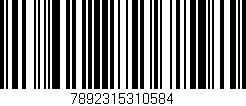 Código de barras (EAN, GTIN, SKU, ISBN): '7892315310584'