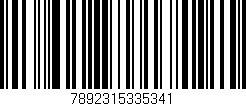 Código de barras (EAN, GTIN, SKU, ISBN): '7892315335341'