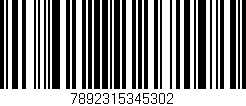 Código de barras (EAN, GTIN, SKU, ISBN): '7892315345302'