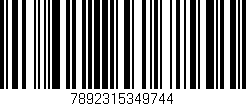 Código de barras (EAN, GTIN, SKU, ISBN): '7892315349744'