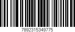Código de barras (EAN, GTIN, SKU, ISBN): '7892315349775'