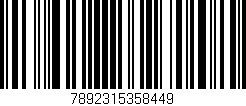 Código de barras (EAN, GTIN, SKU, ISBN): '7892315358449'