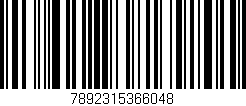 Código de barras (EAN, GTIN, SKU, ISBN): '7892315366048'
