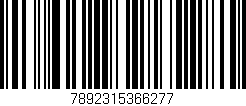 Código de barras (EAN, GTIN, SKU, ISBN): '7892315366277'