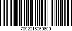 Código de barras (EAN, GTIN, SKU, ISBN): '7892315368608'