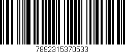 Código de barras (EAN, GTIN, SKU, ISBN): '7892315370533'