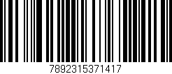 Código de barras (EAN, GTIN, SKU, ISBN): '7892315371417'