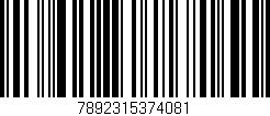 Código de barras (EAN, GTIN, SKU, ISBN): '7892315374081'