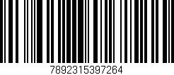 Código de barras (EAN, GTIN, SKU, ISBN): '7892315397264'